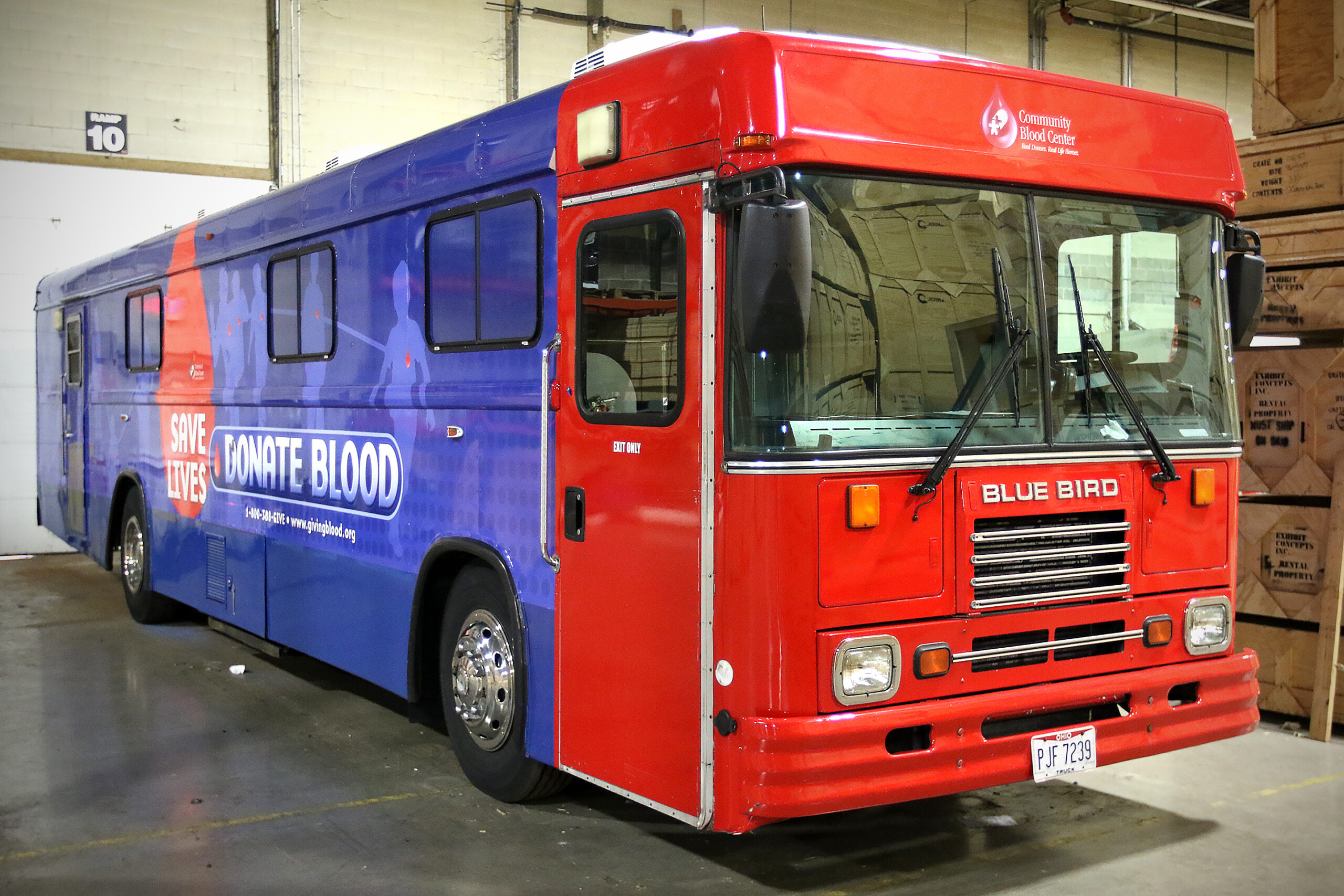 Community Blood Center Mobile Bus