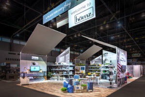 Homz trade show booth