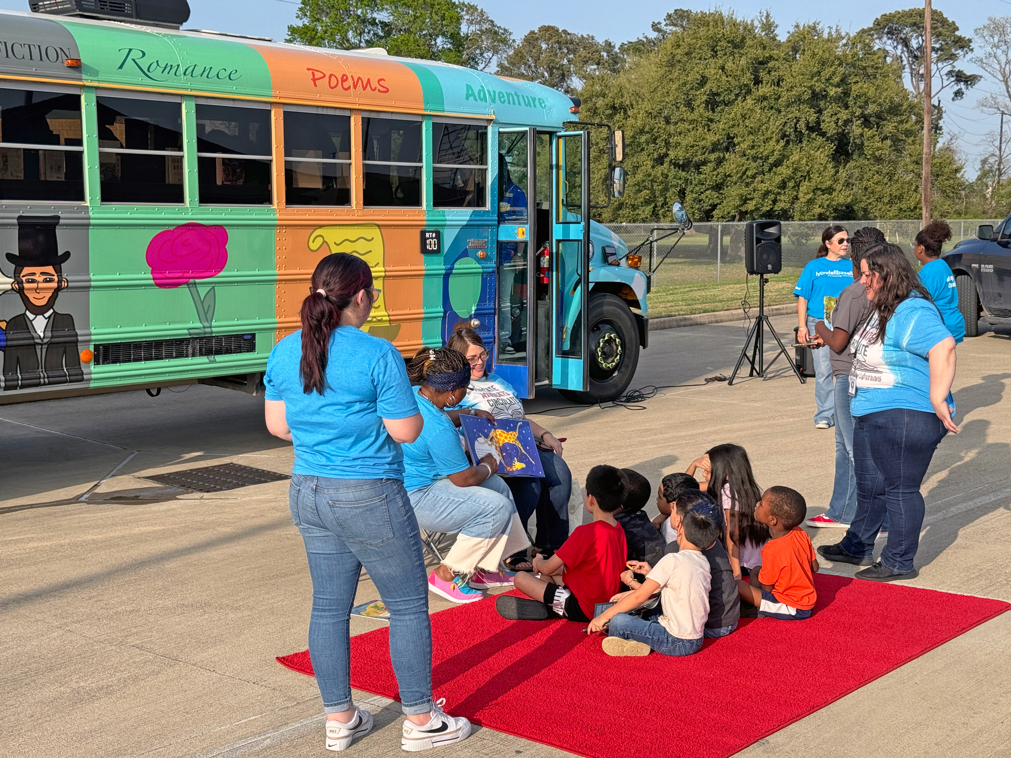 Channelview ISD Literacy Bus Outdoor Event